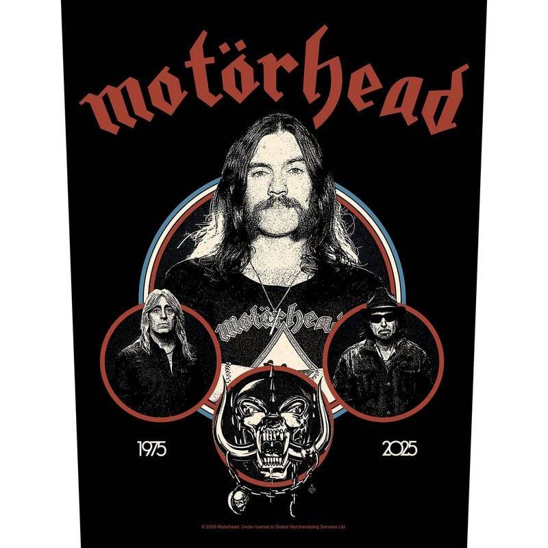 Motörhead Backpatch - Band Circle - multicolor  - Lizenziertes Merchandise! von Motörhead