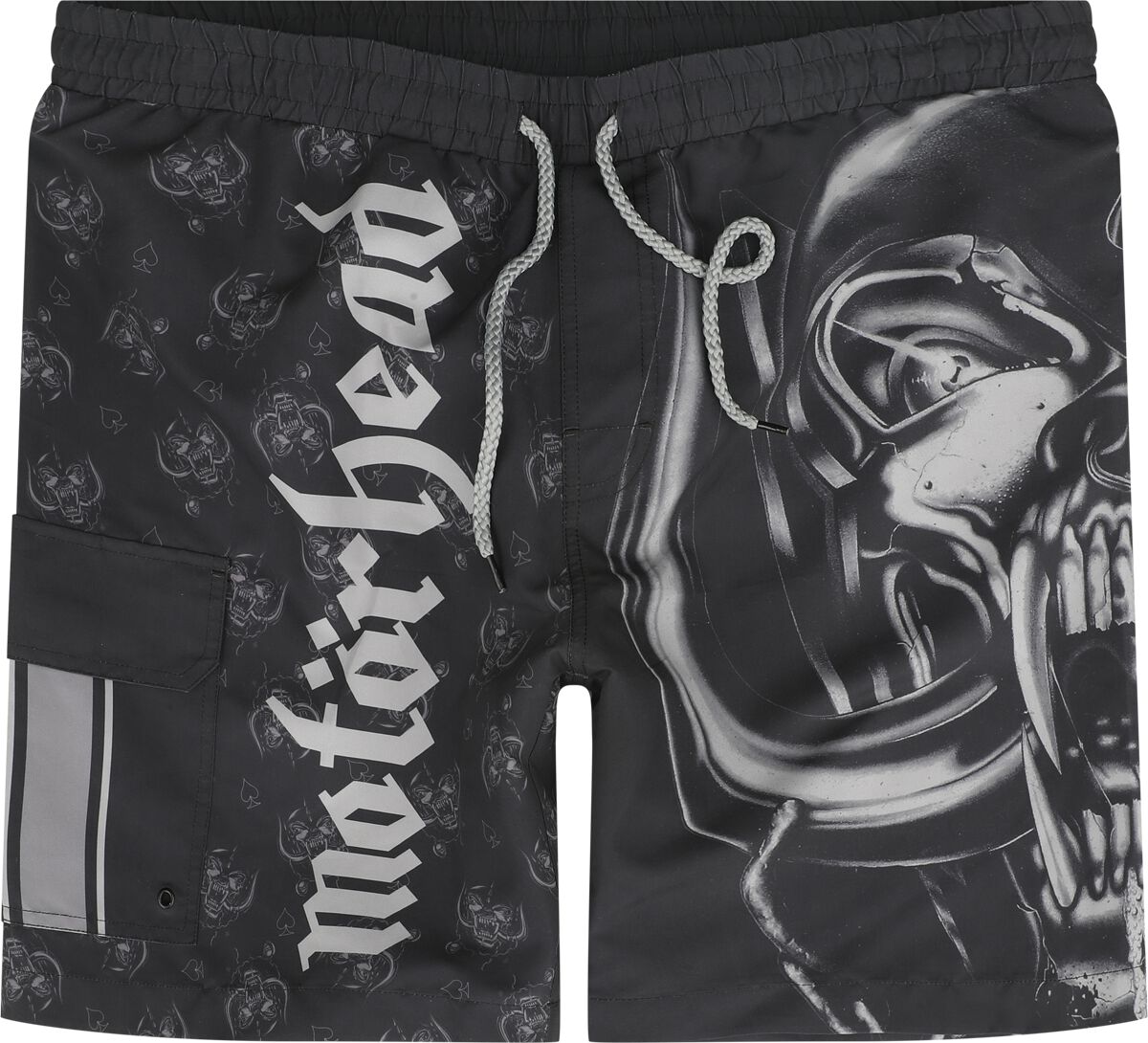 Motörhead Badeshort - EMP Signature Collection - M bis 3XL - für Männer - Größe XL - schwarz  - EMP exklusives Merchandise! von Motörhead