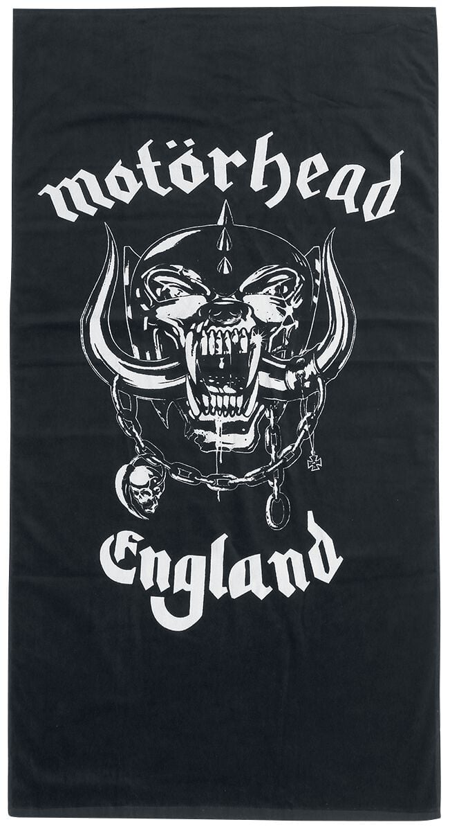 Motörhead Badetuch - Motörhead Logo - schwarz  - Lizenziertes Merchandise! von Motörhead