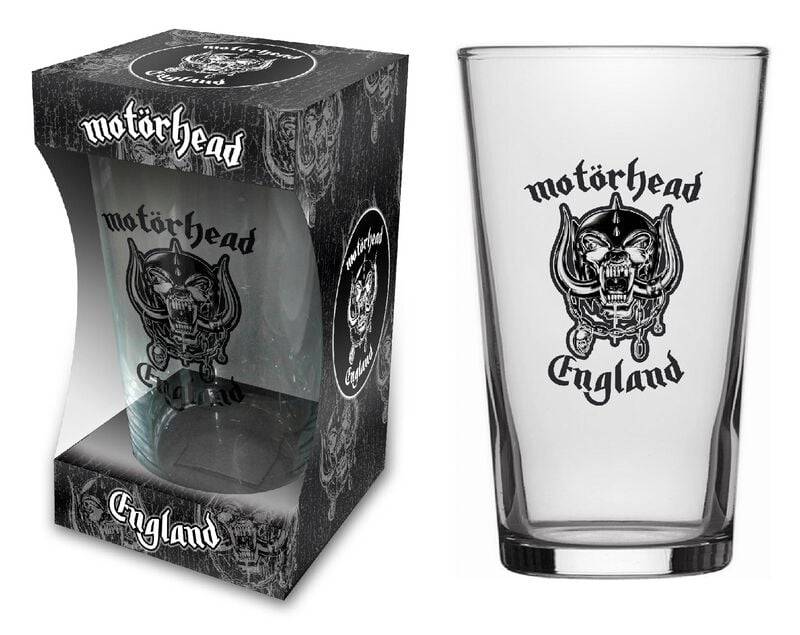 Motörhead Bierglas - England - klar  - Lizenziertes Merchandise! von Motörhead