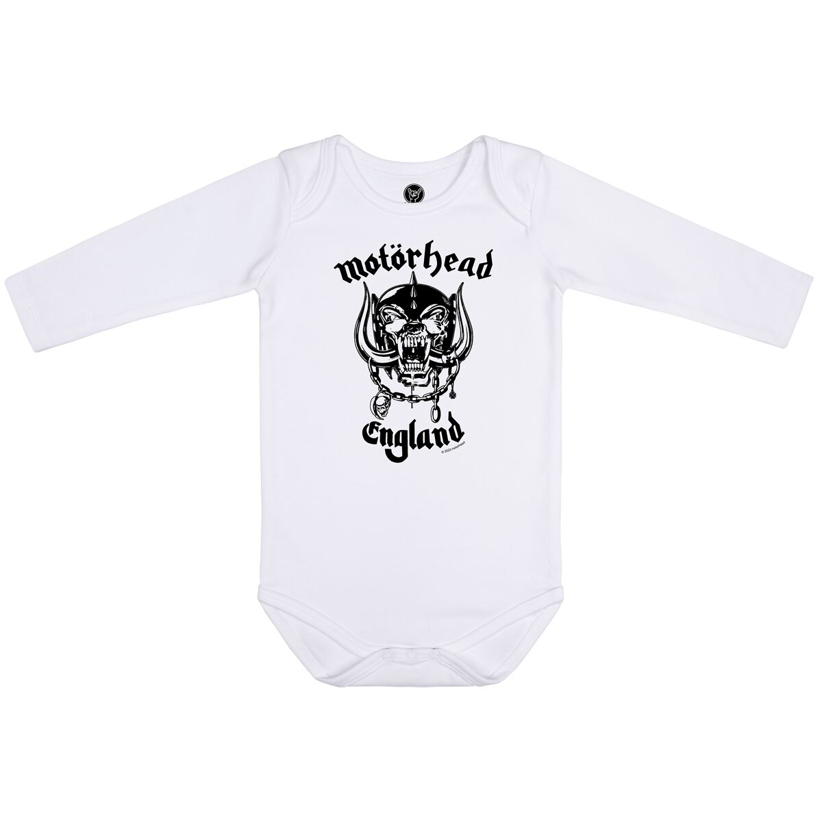Motörhead Body für Babys - England Stencil - für Mädchen & Jungen - weiß  - Lizenziertes Merchandise! von Motörhead