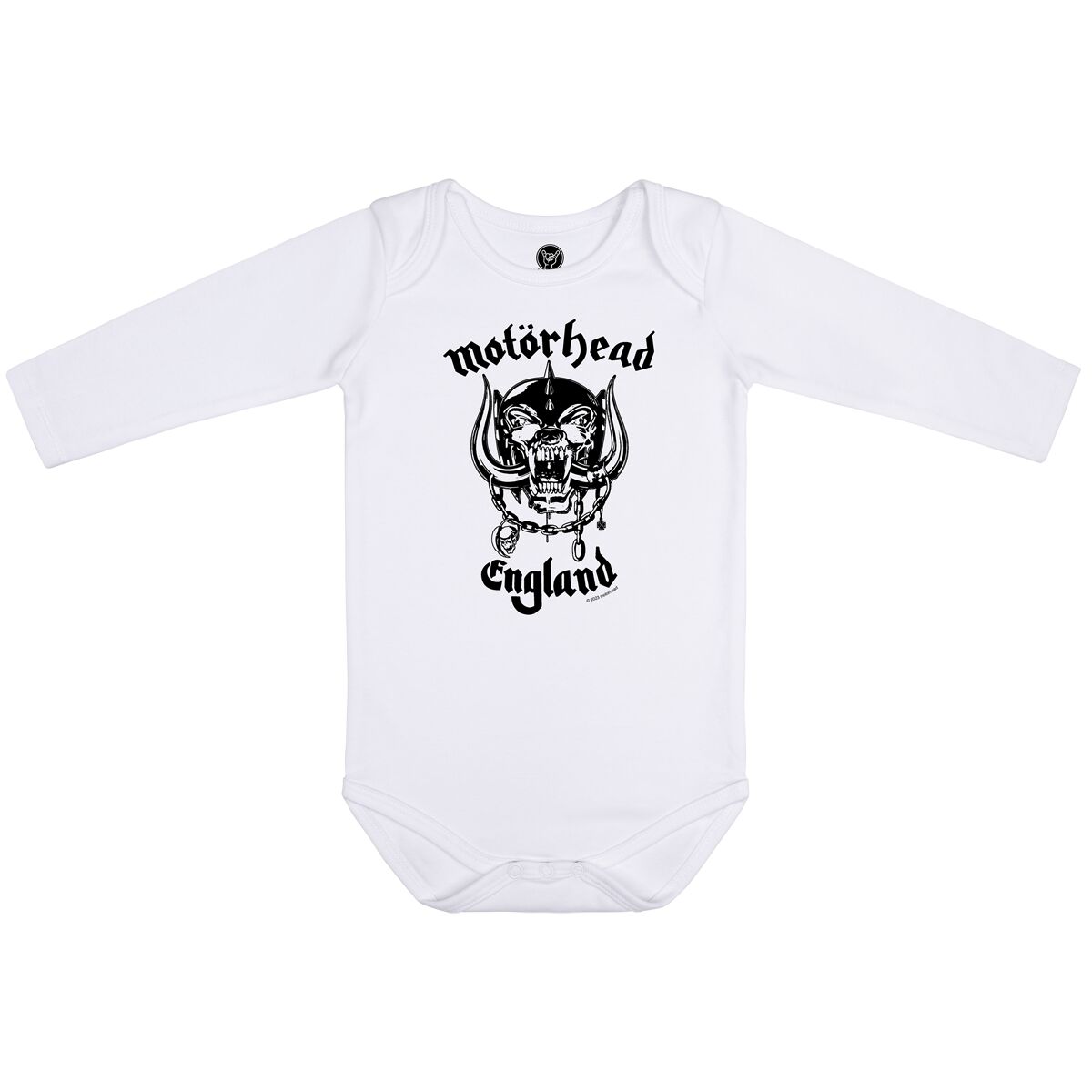 Motörhead Body für Kleinkinder - England Stencil - für Mädchen & Jungen - weiß  - Lizenziertes Merchandise! von Motörhead