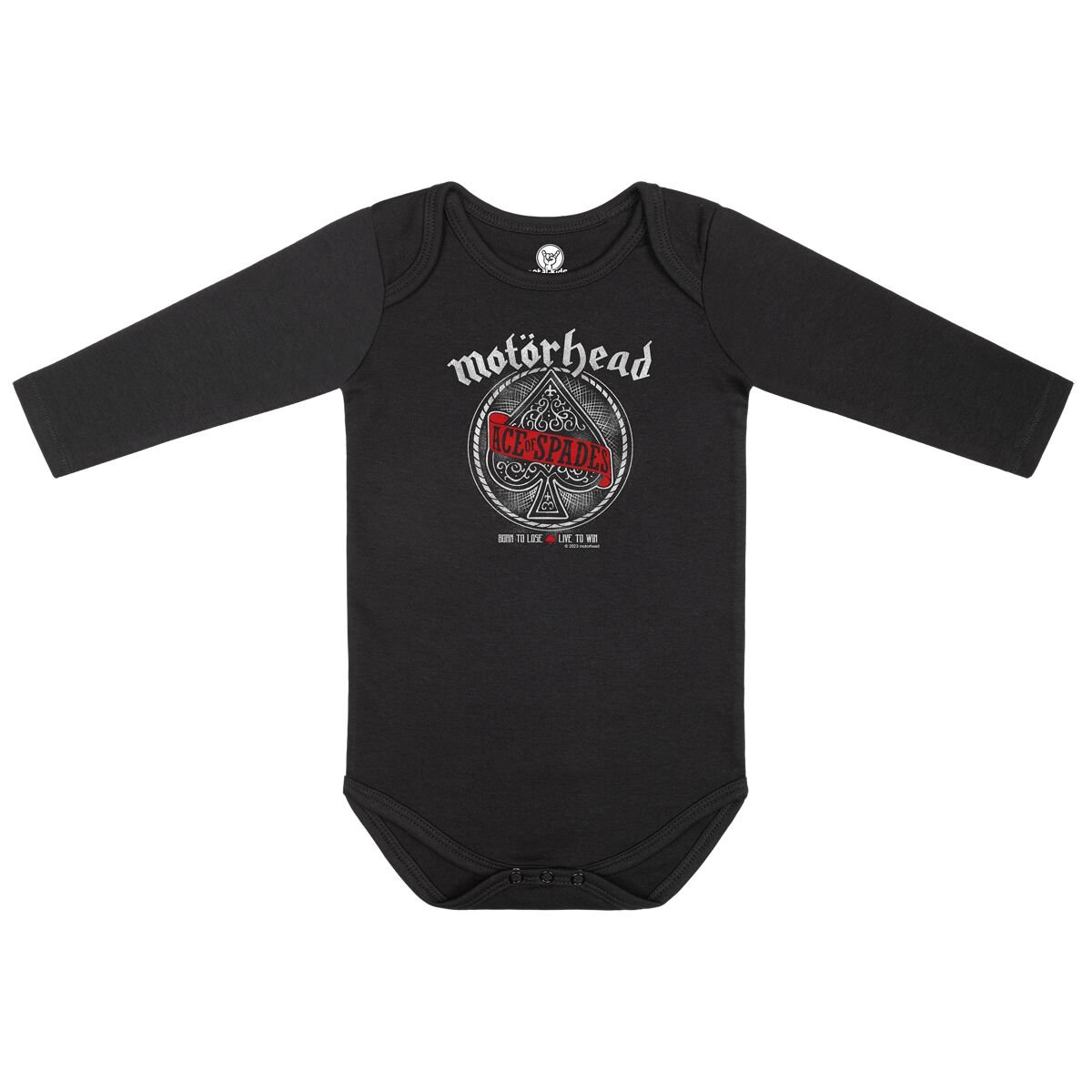 Motörhead Body für Kleinkinder - Red Banner - für Mädchen & Jungen - schwarz  - Lizenziertes Merchandise! von Motörhead