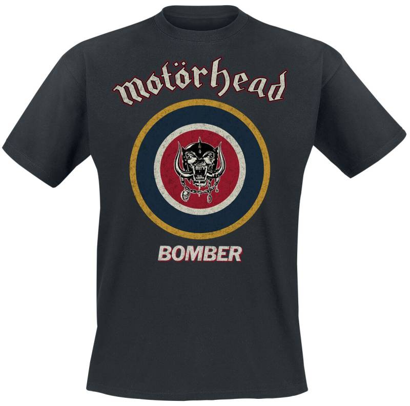 Motörhead Bomber Target T-Shirt schwarz in XL von Motörhead