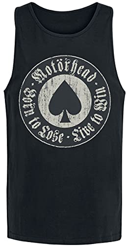 Motörhead Born to Lose Männer Tank-Top schwarz L 100% Baumwolle Band-Merch, Bands, Nachhaltigkeit von Motörhead