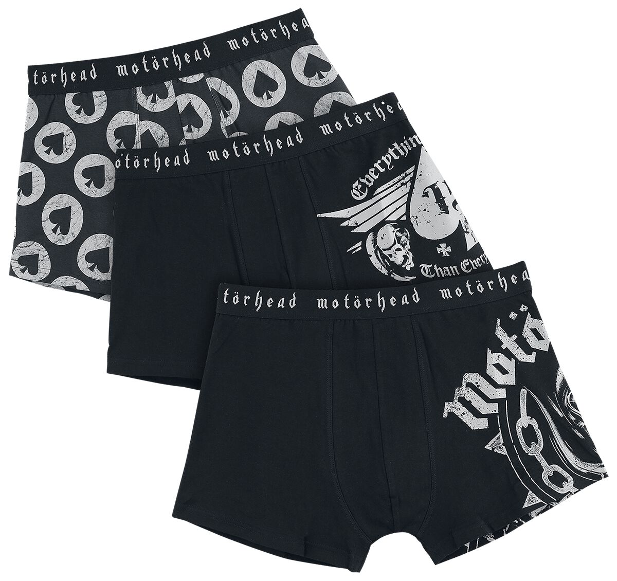 Motörhead Boxershort-Set - EMP Signature Collection - M bis 5XL - für Männer - Größe 3XL - schwarz  - EMP exklusives Merchandise! von Motörhead