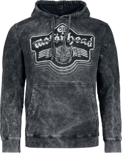 Motörhead Chrome Wings Männer Kapuzenpullover dunkelgrau XXL 100% Baumwolle Band-Merch, Bands von Motörhead