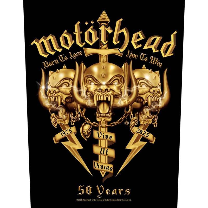 Motörhead Core 50th Backpatch multicolor von Motörhead