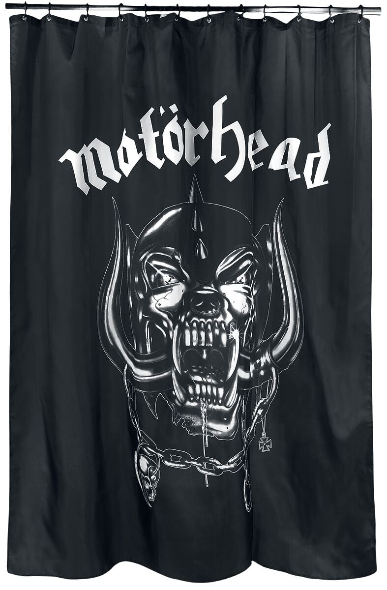 Motörhead Duschvorhang - Warpig - schwarz/weiß  - Lizenziertes Merchandise! von Motörhead