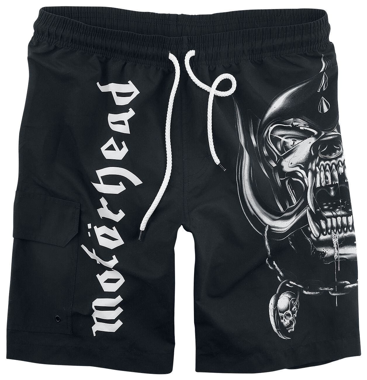 Motörhead EMP Signature Collection Badeshort schwarz weiß in XXL von Motörhead
