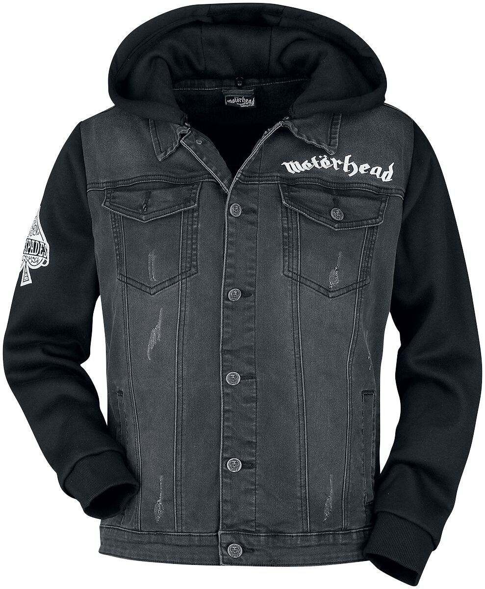 Motörhead EMP Signature Collection Jeansjacke dunkelgrau schwarz in S von Motörhead