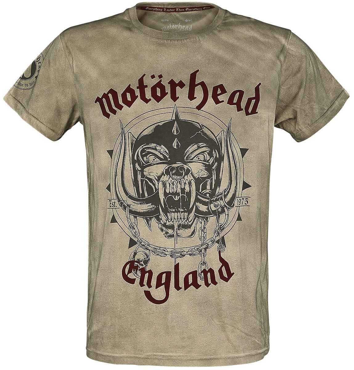 Motörhead EMP Signature Collection T-Shirt beige in 3XL von Motörhead