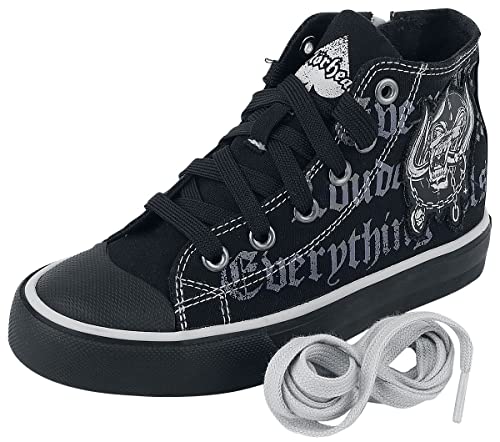 Motörhead EMP Signature Collection Unisex Kinder Sneaker schwarz EU 32 Textil Band-Merch, Bands, Musik von Motörhead