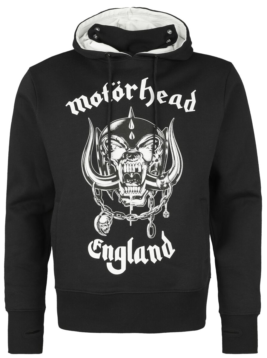 Motörhead England Kapuzenpullover schwarz in M von Motörhead