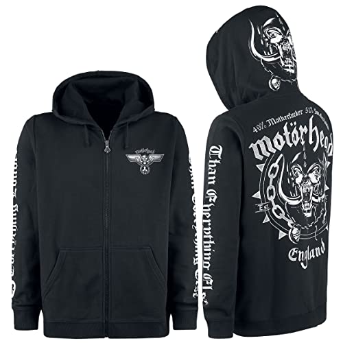 Motörhead England Männer Kapuzenjacke schwarz 3XL 70% Baumwolle, 30% Polyester Band-Merch, Bands von Motörhead