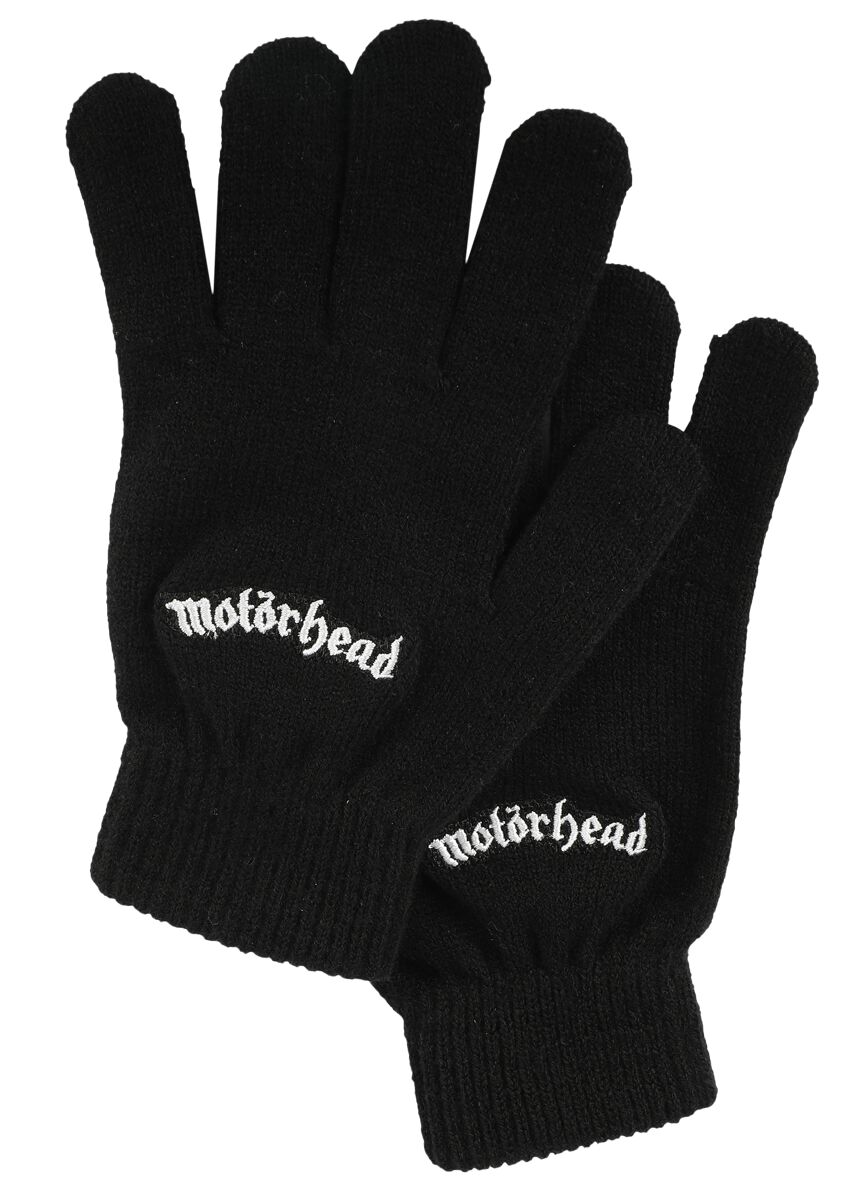 Motörhead Fingerhandschuhe - Logo - schwarz  - EMP exklusives Merchandise! von Motörhead