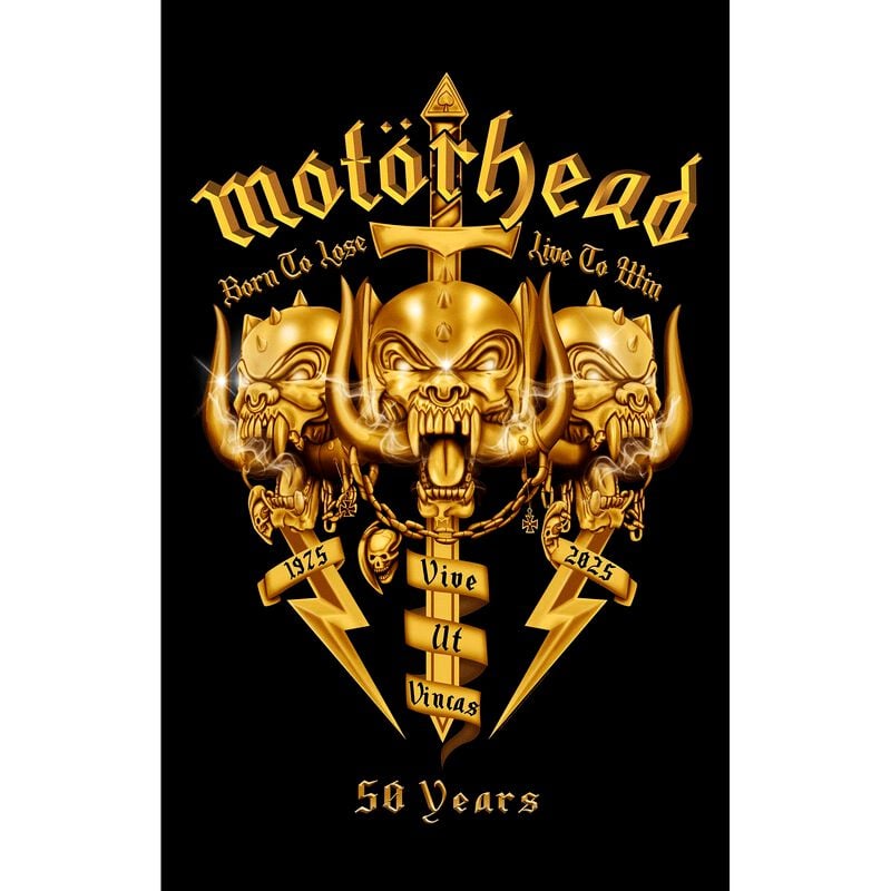 Motörhead Flagge - Core 50th - multicolor  - Lizenziertes Merchandise! von Motörhead