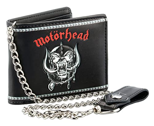 Motörhead Geldbeutel - Warpig | Geldbeutel, viele Fächer, Portemonnaie, inkl. Geschenk-Box, mit Kette, B 11 cm von Motörhead