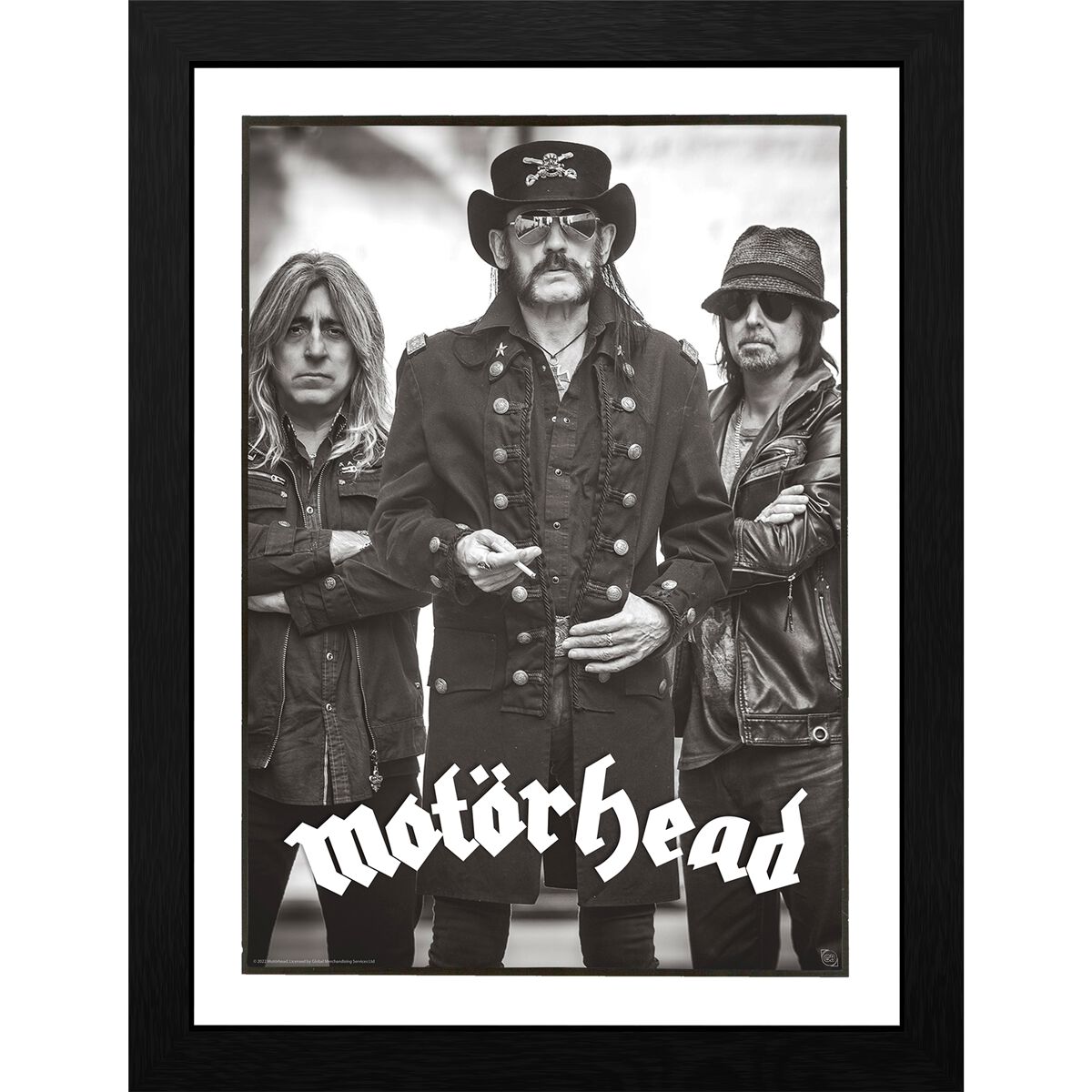 Motörhead Group Black and White Poster multicolor von Motörhead