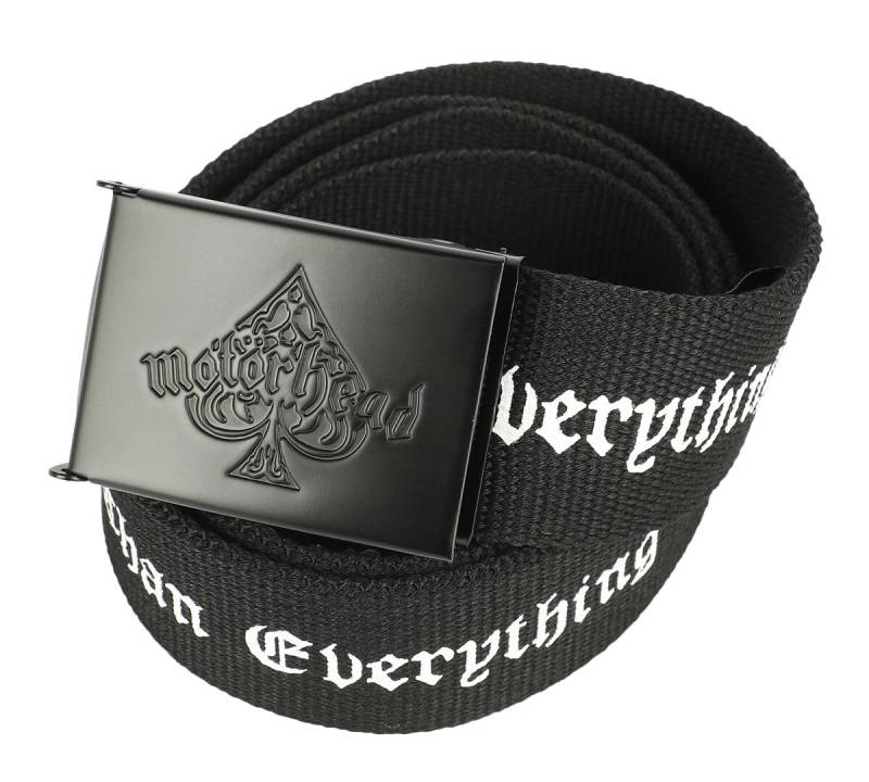 Motörhead Gürtel - Logo - schwarz  - EMP exklusives Merchandise! von Motörhead