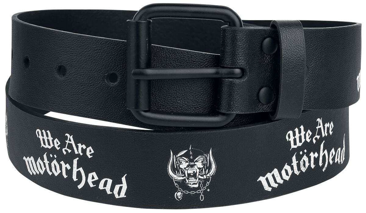 Motörhead Gürtel - We Are Motörhead - schwarz  - EMP exklusives Merchandise! von Motörhead