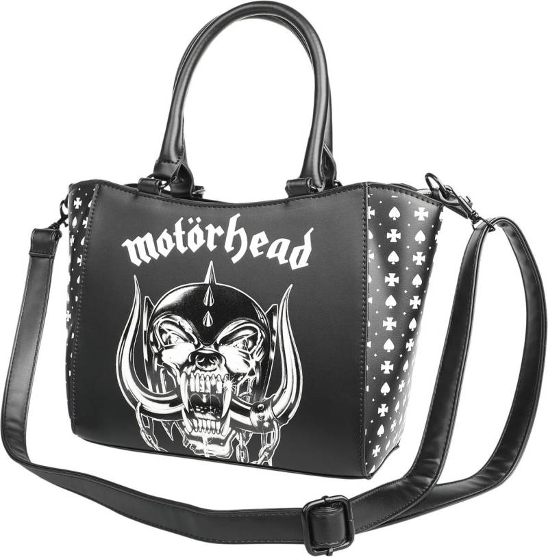 Motörhead Handtasche - Snaggletooth - für Damen - schwarz/weiß  - EMP exklusives Merchandise! von Motörhead