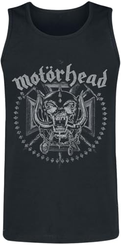 Motörhead Iron Cross Sword Männer Tank-Top schwarz M 100% Baumwolle Band-Merch, Bands, Nachhaltigkeit von Motörhead