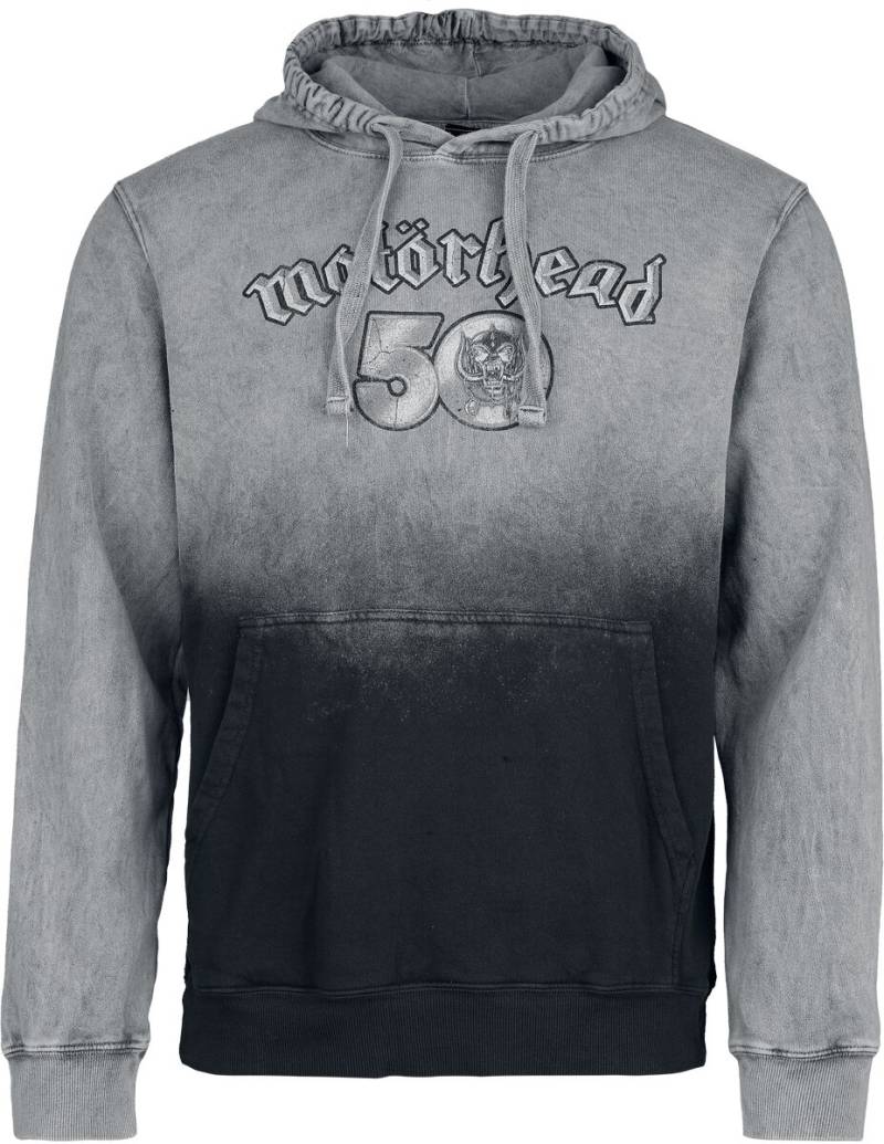 Motörhead Kapuzenpullover - 50 Years - S bis XXL - für Männer - Größe L - grau  - EMP exklusives Merchandise! von Motörhead
