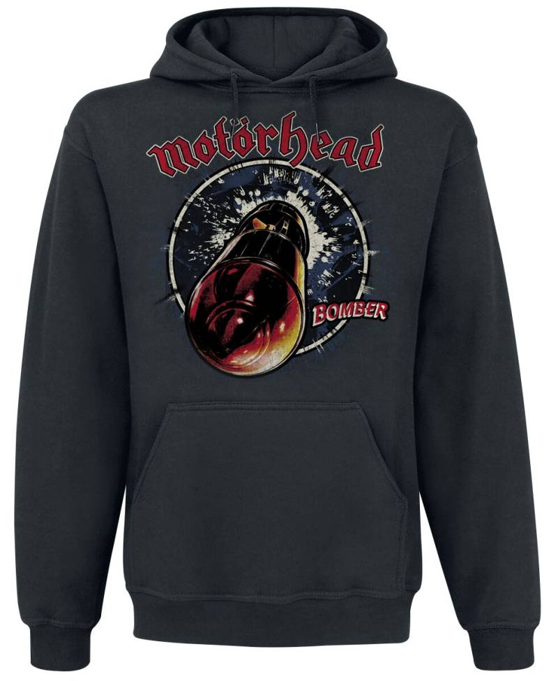 Motörhead Kapuzenpullover - Bomber Burst - S bis M - für Männer - Größe S - schwarz  - Lizenziertes Merchandise! Motörhead Kapuzenpullover - Bomber Burst - S bis M - für Männer - Größe S - schwarz  - Lizenziertes Merchandise! von Motörhead