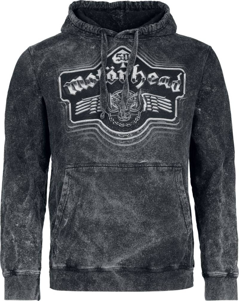 Motörhead Kapuzenpullover - Chrome Wings - S bis XXL - für Männer - Größe M - dunkelgrau  - EMP exklusives Merchandise! von Motörhead