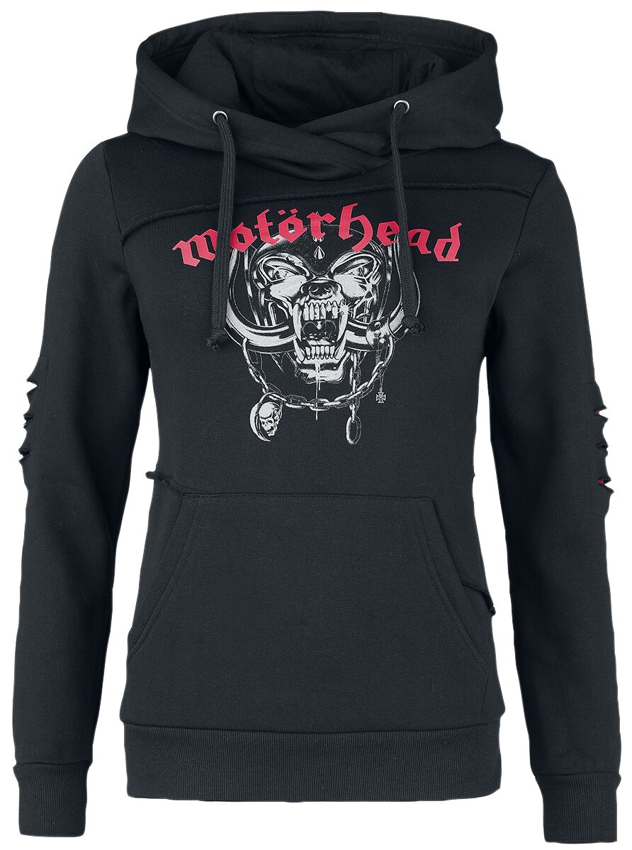 Motörhead Kapuzenpullover - EMP Signature Collection - S bis XL - für Damen - Größe M - schwarz  - EMP exklusives Merchandise! von Motörhead