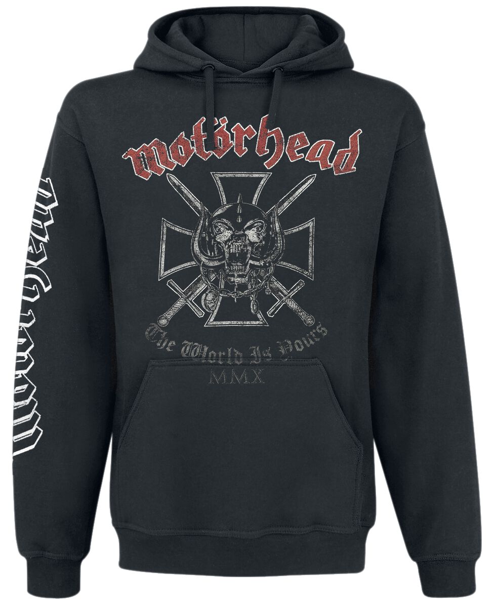 Motörhead Kapuzenpullover - Iron Cross - S bis XL - für Männer - Größe S - schwarz  - Lizenziertes Merchandise! von Motörhead