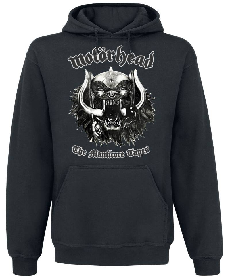 Motörhead Kapuzenpullover - The Manticore Tapes Tracklist - S bis 5XL - für Männer - Größe XXL - schwarz  - Lizenziertes Merchandise! von Motörhead