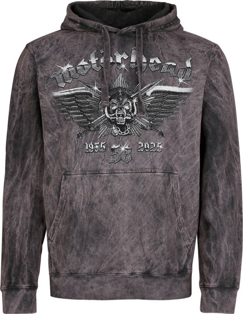 Motörhead Kapuzenpullover - Wings Badge - S bis XXL - für Männer - Größe L - grau  - EMP exklusives Merchandise! von Motörhead