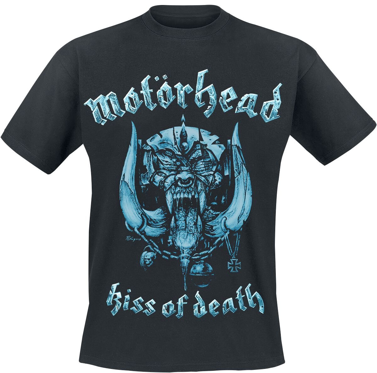 Motörhead Kiss Of Death Warpig Cut Out T-Shirt schwarz in L von Motörhead