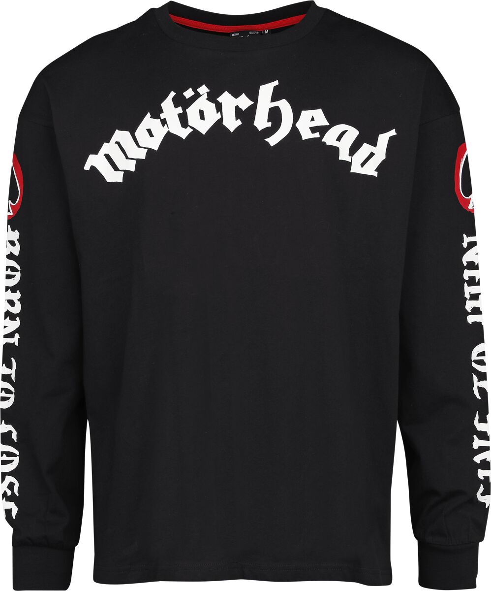 Motörhead Langarmshirt - EMP Signature Collection - Oversize - M bis 3XL - für Männer - Größe XXL - schwarz  - EMP exklusives Merchandise! von Motörhead