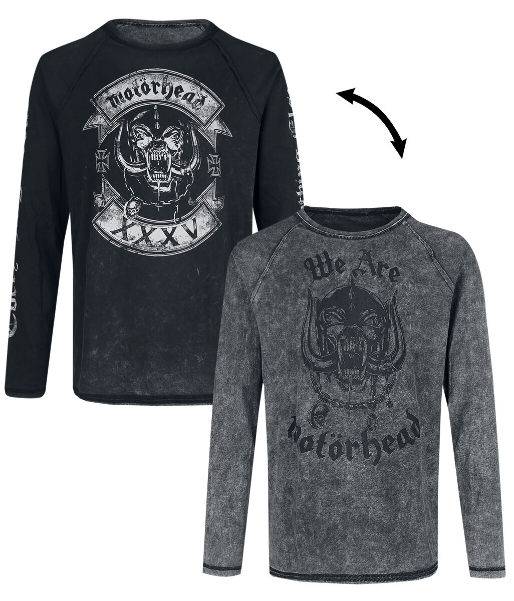 Motörhead Langarmshirt - EMP Signature Collection - S bis 3XL - für Männer - Größe M - dunkelgrau  - EMP exklusives Merchandise! von Motörhead