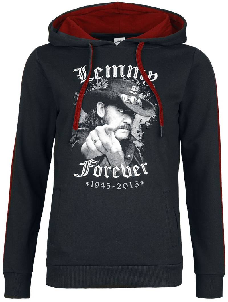 Motörhead Lemmy Forever Kapuzenpullover schwarz rot in S von Motörhead