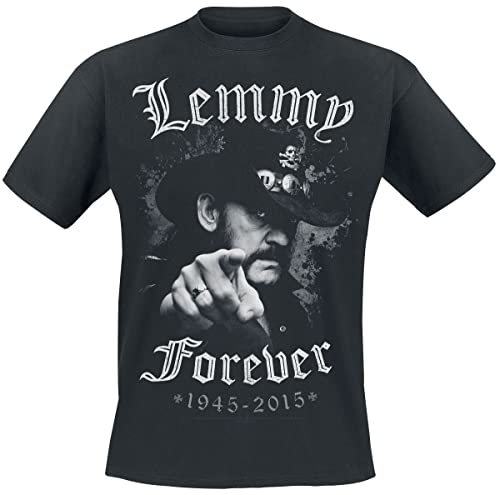 Motörhead Lemmy - Forever Männer T-Shirt schwarz L 100% Baumwolle Band-Merch, Bands von Motörhead