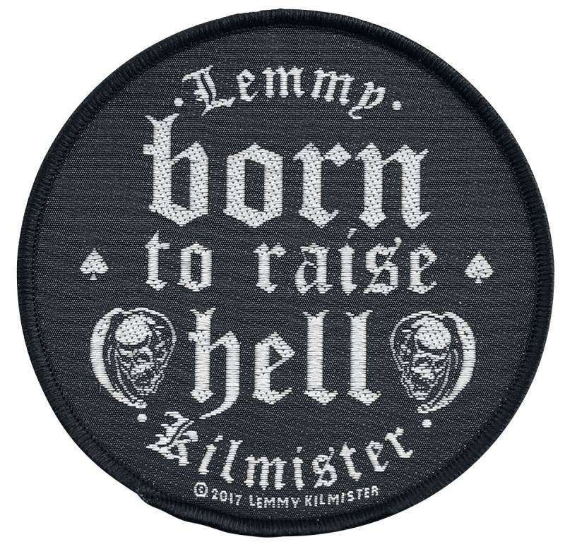 Motörhead Lemmy Kilmister - Born to raise hell Patch schwarz weiß von Motörhead