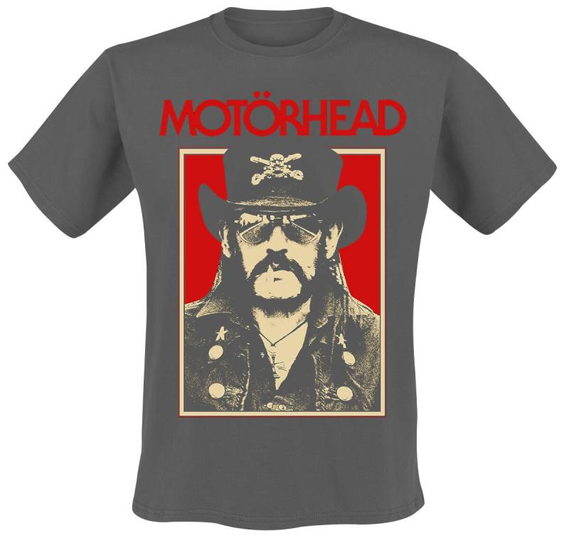 Motörhead Lemmy RJ Photo T-Shirt charcoal in S von Motörhead