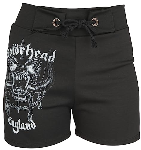 Motörhead Logo England Frauen Short schwarz XL von Motörhead