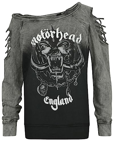 Motörhead Logo England Frauen Sweatshirt grau M 100% Baumwolle Band-Merch, Bands von Motörhead