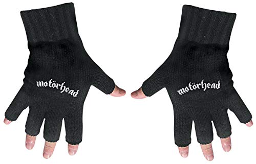 Motörhead Logo Kurzfingerhandschuhe schwarz von Motörhead