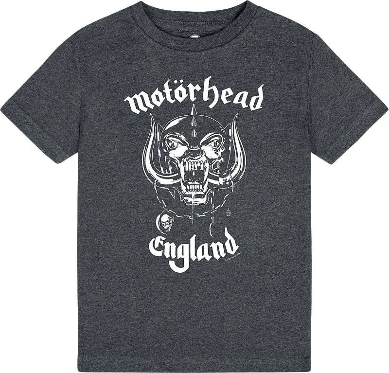 Motörhead Metal-Kids - England: Stencil T-Shirt charcoal in 164 von Motörhead