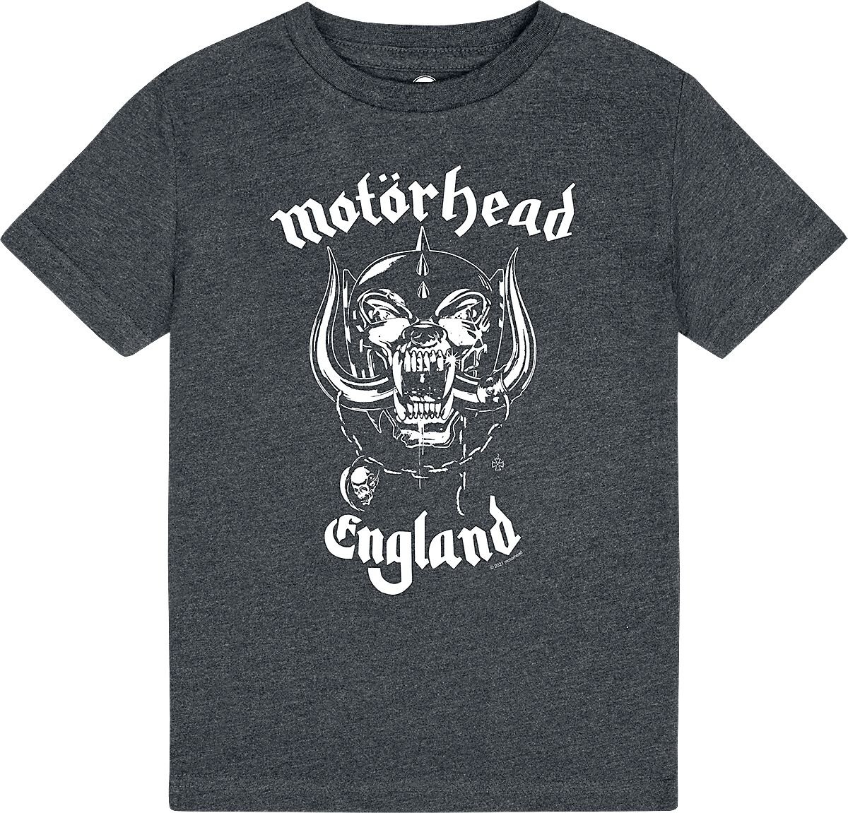 Motörhead Metal-Kids - England: Stencil T-Shirt charcoal in 92 von Motörhead