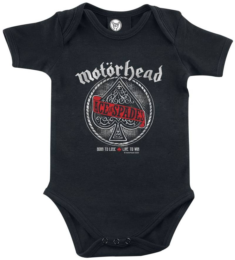 Motörhead Metal-Kids - Red Banner Body schwarz in 68/74 Motörhead Metal-Kids - Red Banner Body schwarz in 68/74 von Motörhead