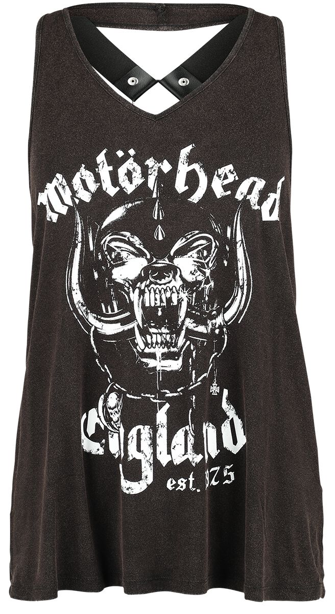 Motörhead Neckholder - EMP Signature Collection - S bis XXL - für Damen - Größe L - graubraun  - EMP exklusives Merchandise! von Motörhead