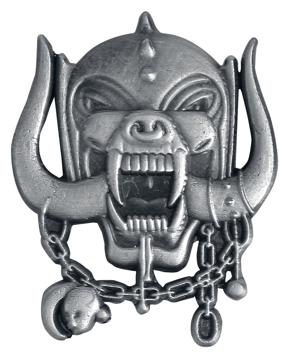 Motörhead Pin - Metal Warpig - grau  - Lizenziertes Merchandise! von Motörhead