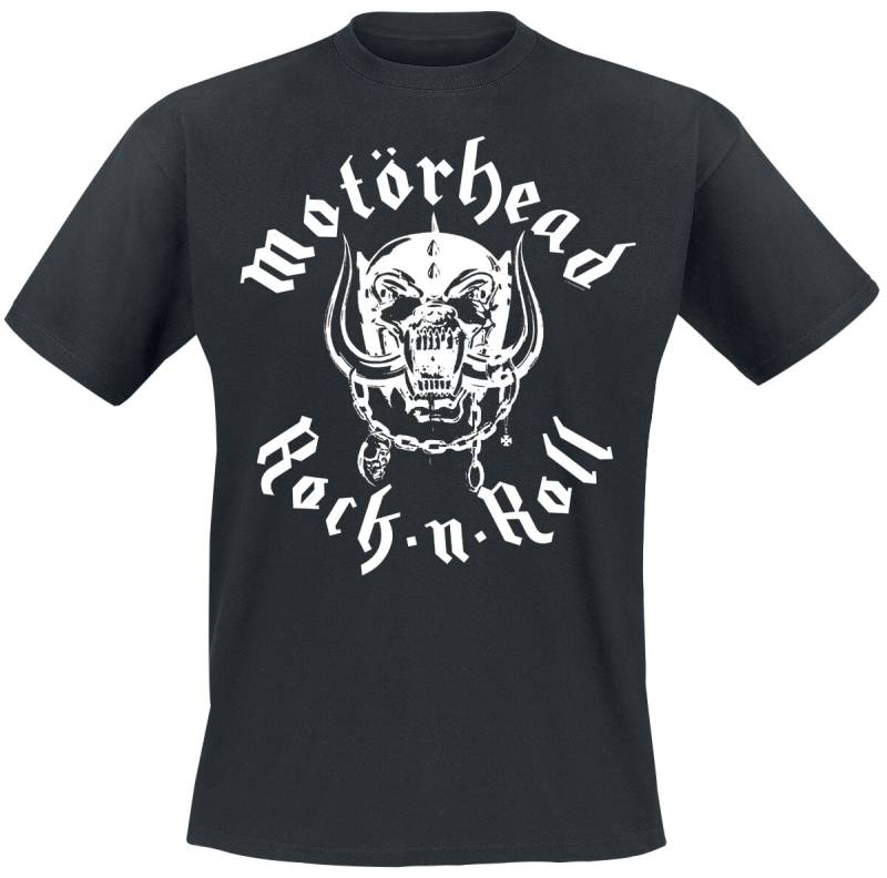 Motörhead Rock 'n' Roll Lyrics T-Shirt schwarz in 4XL von Motörhead